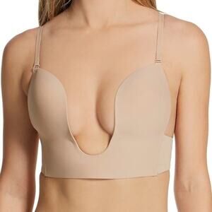 Fashion Forms Seamless U Plunge Bra, Nude, Size 36C 0285